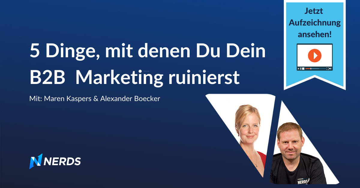 b2b marketing webinar