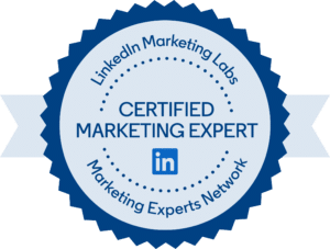 LinkedIn Certified Expert Graduation Logo