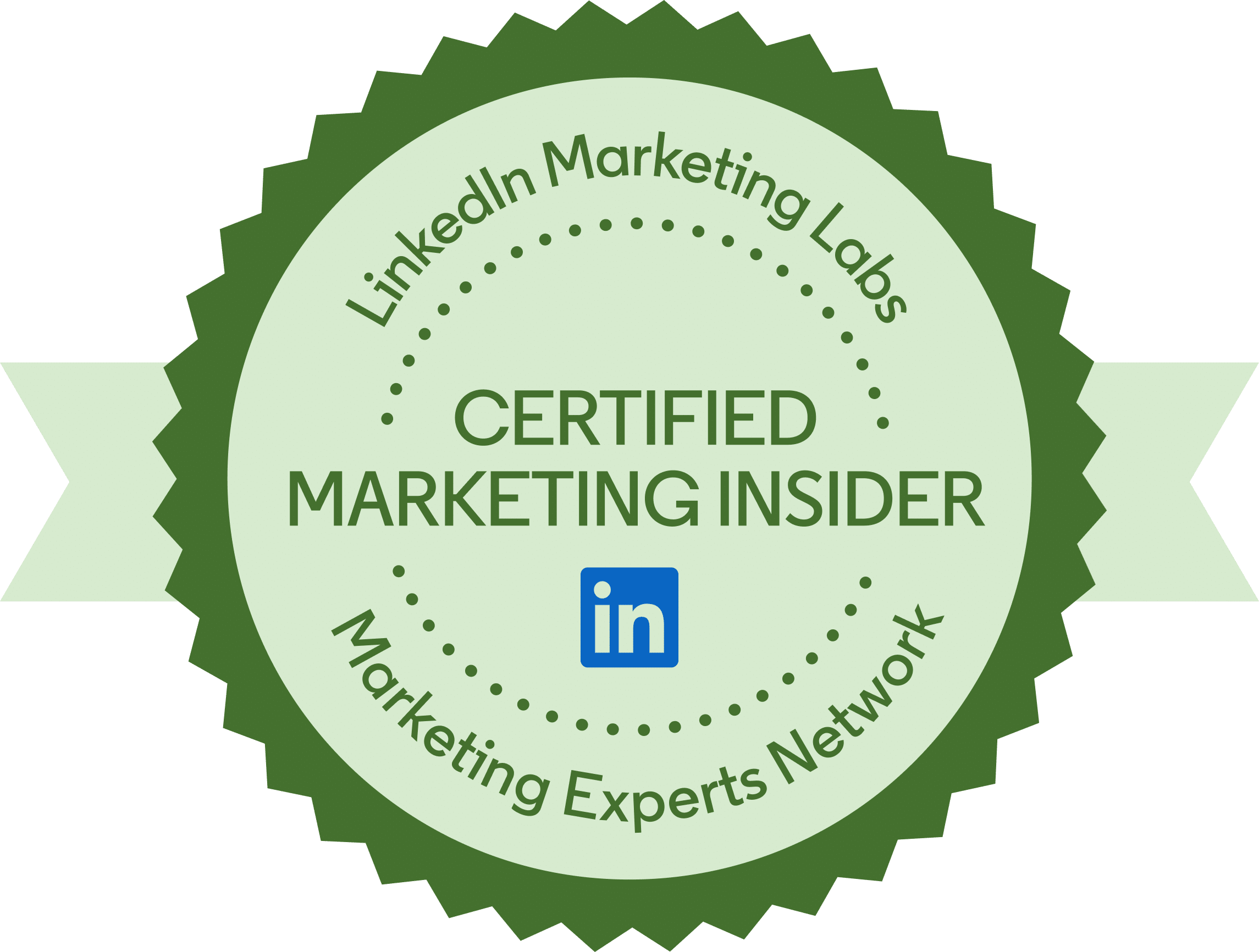 LinkedIn Certified Marketing Insider Logo